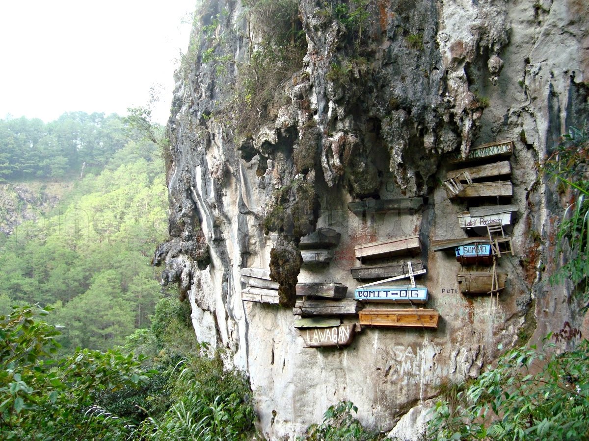 Sagada hanging coffins